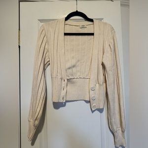 Aritizia Wilfred cream cardigan size small